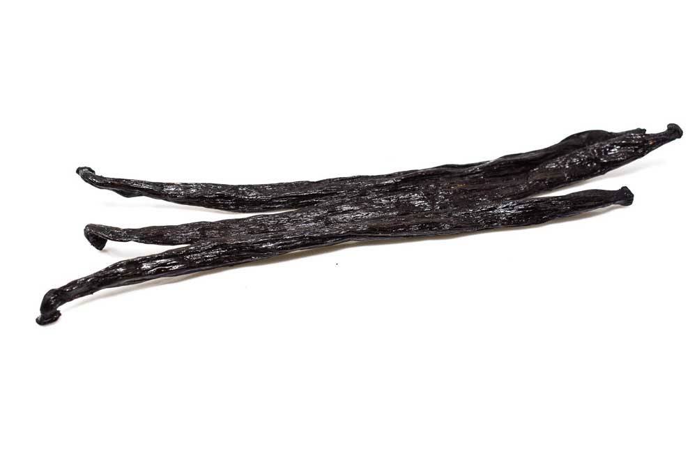 Planifolia Bourbon Vanilla Beans - Fresh - Madagascar Type - Grade A - 2 Pods - 2024 - 15-17cm