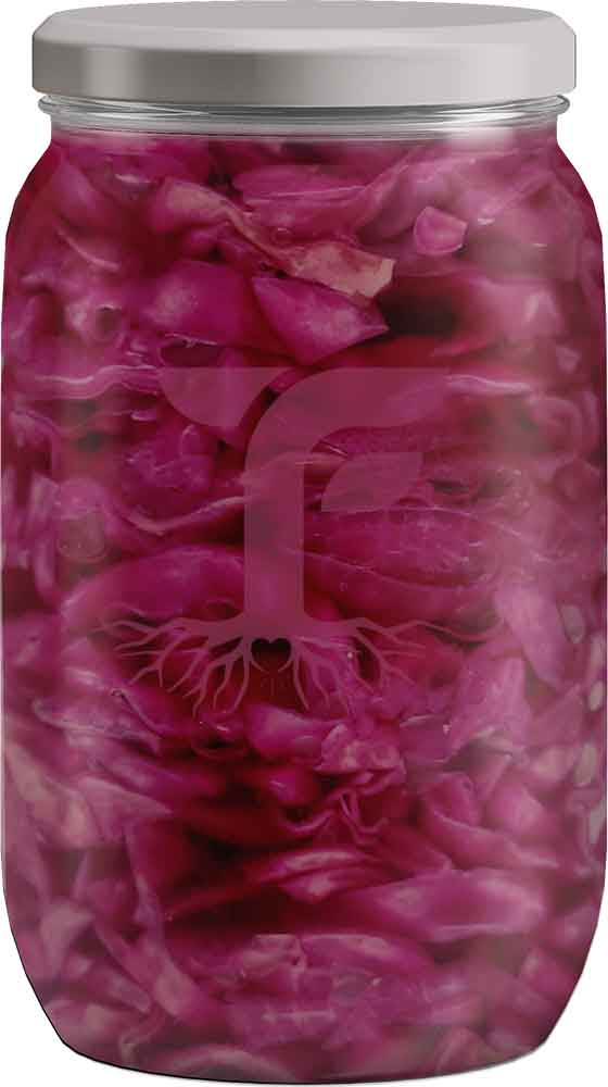 Sauerkraut Ruby - Red Cabbage - Active Whey Water Based - 850g